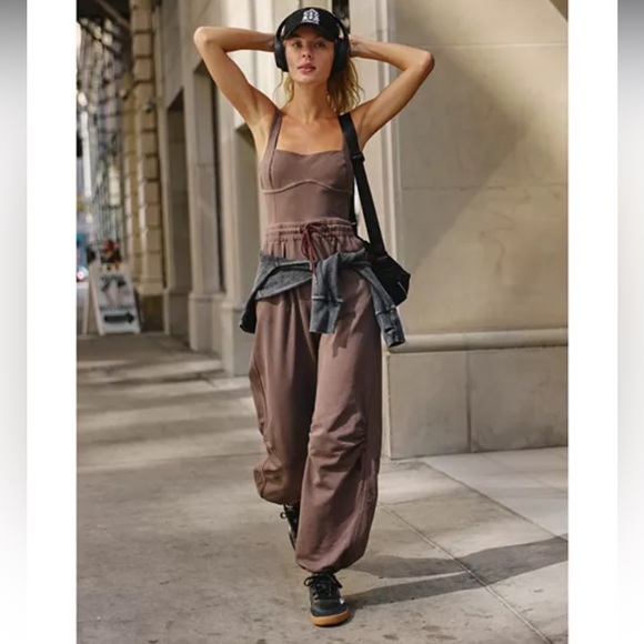 Free People Purple (trailblazer-color) Inbound Onesie Jumpsuit‎ - Picture 3 of 14